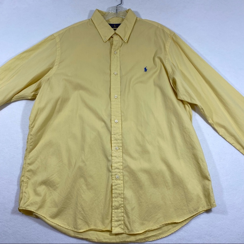 Ralph Lauren Featherweight Shirt Twill XL Long Sleeve Button Down Men’s …